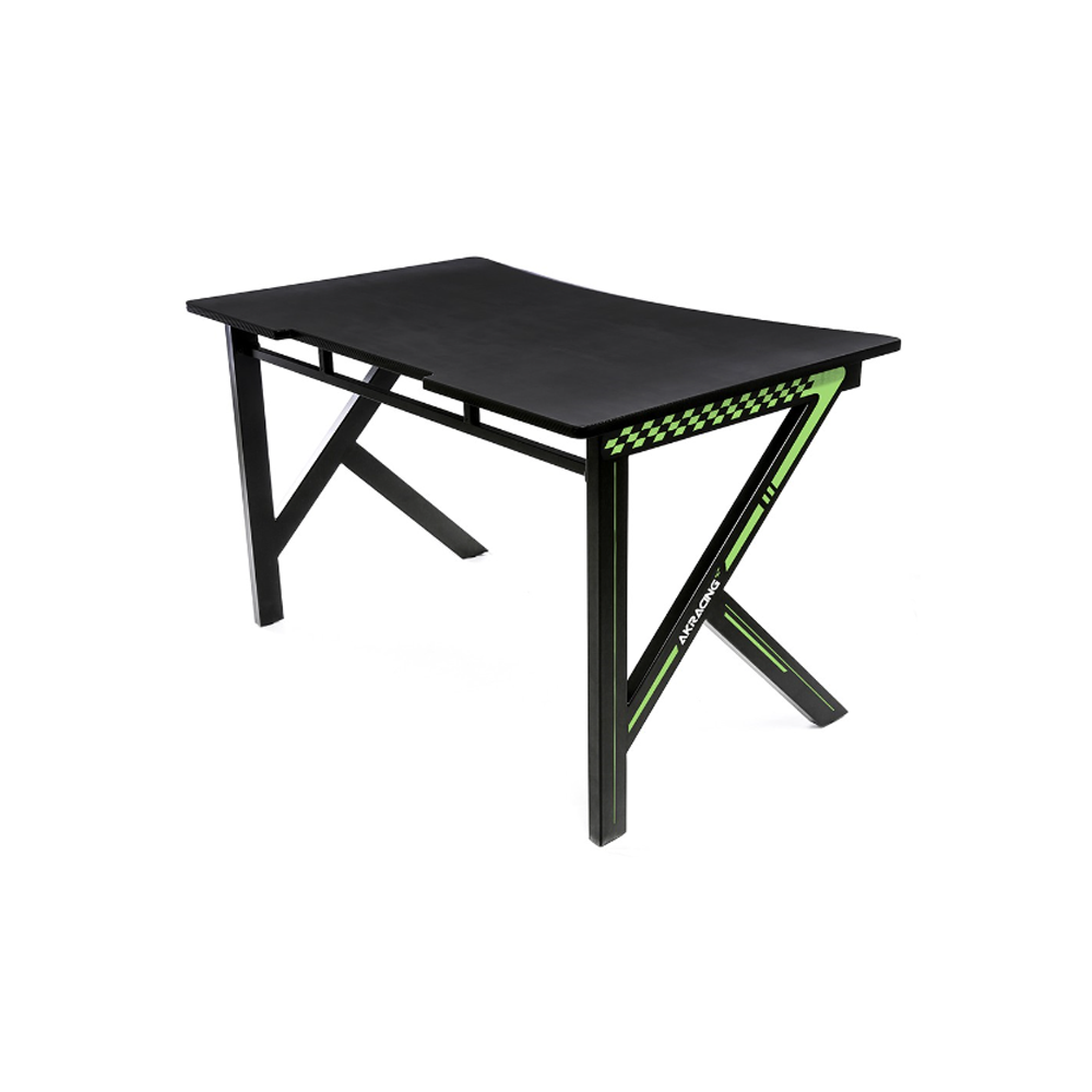 AKRACING GAMING DESK GREEN - Carbon Fibre Look