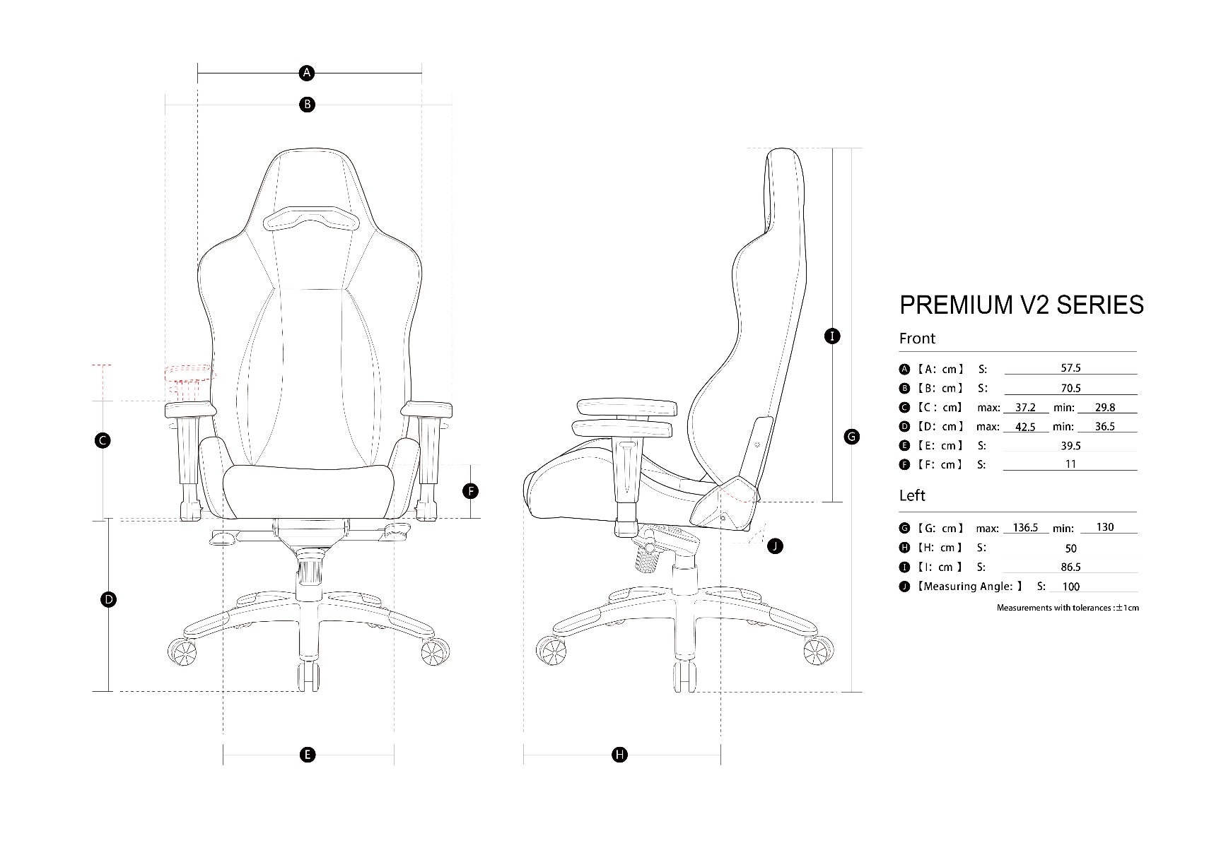 AKRACING Premium V2 Gaming Chair Black